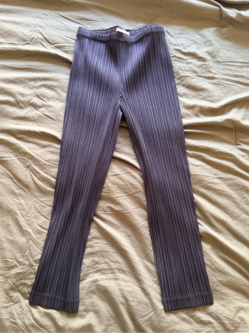 Issey Miyake Pleats Please Black Capri